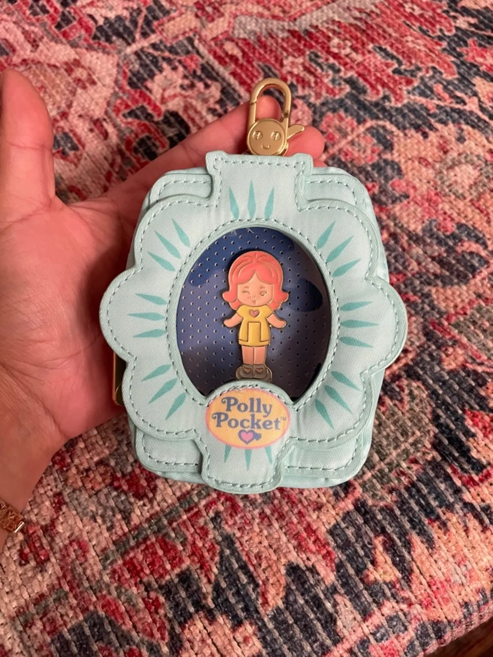 Whatever make you happy Polly pocket enamel pin bag charm